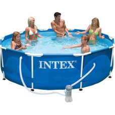 Каркасный бассейн Intex Metal Frame 305х76 (56999/28202)