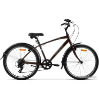 Велосипед AIST Cruiser 1.0 р.21 2024 (коричневый)