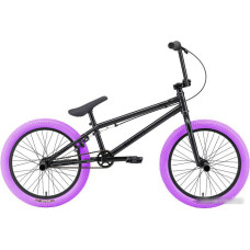 Велосипед Stark Madness BMX 4 2024 (серо-фиолетовый/черный/фиолетовый)
