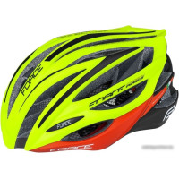Cпортивный шлем Force Aries Carbon S/M (салатовый/красный)