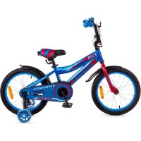 Детский велосипед Favorit Biker BIK-16BR (синий/красный)