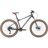 Велосипед Stark Hunter 27.3 HD XS 2025 (антрацит матовый/оранжевый металлик)