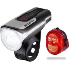 Велосипедный фонарь Sigma Aura 60 + Nugget II