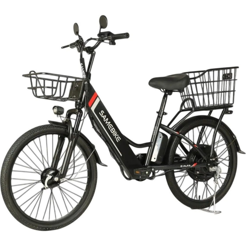 SameBike Е-Alfa New SB-E-ALFA350-36/10 (черный)
