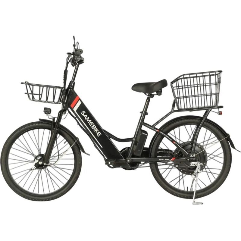 SameBike Е-Alfa New SB-E-ALFA350-36/10 (черный)