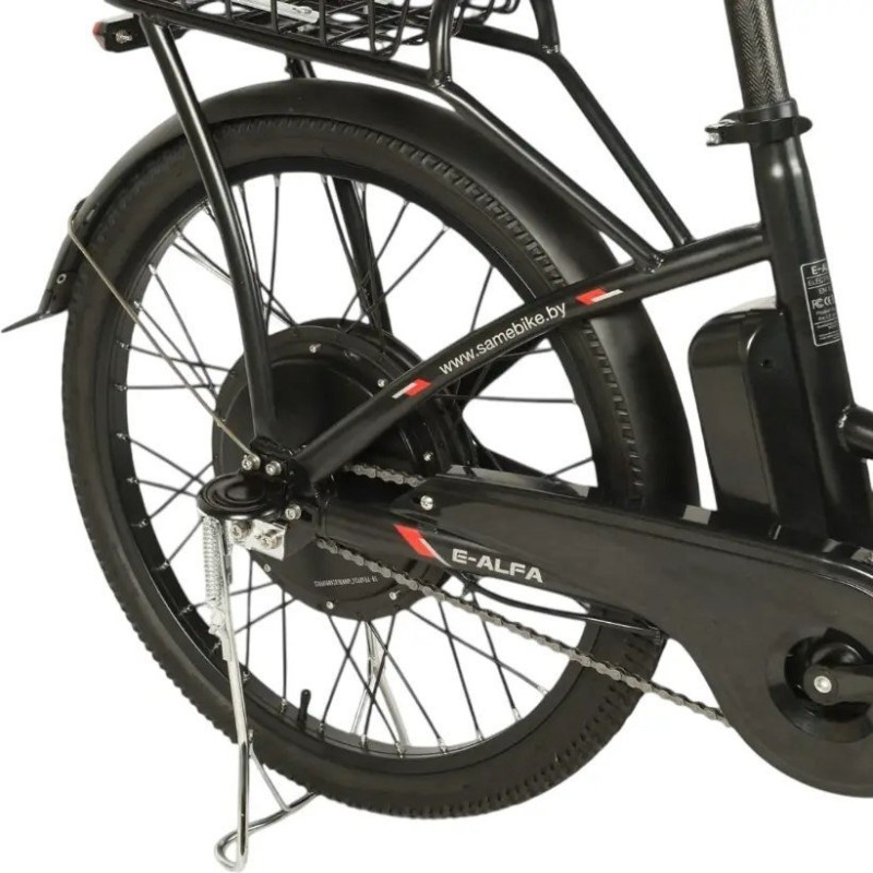 SameBike Е-Alfa New SB-E-ALFA350-36/10 (черный)