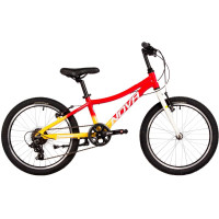 Детский велосипед Novatrack Katrina 6 V 2025 20AHV.KATRINA.YRD5 (желтый/красный)