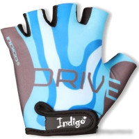 Перчатки Indigo Drive IN323 (4XS, голубой)