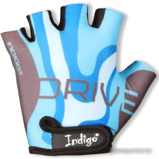 Перчатки Indigo Drive IN323 (4XS, голубой)
