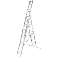 Лестница-стремянка Новая высота NV 523 трёхсекционная индустриальная 3x9 ступеней