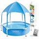 Intex Metal Frame с навесом 28209NP (183x38)