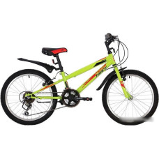 Детский велосипед Novatrack Racer 20 20SH12V.RACER.GN20 (салатовый, 2020)
