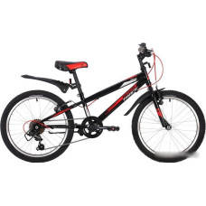 Детский велосипед Novatrack Racer 20 20SH6V.RACER.BK20 (черный/красный, 2020)