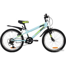 Детский велосипед Novatrack Racer 20 20SH6V.RACER.BL20 (голубой/черный, 2020)