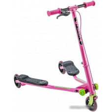 Самокат Yvolution Fliker Air A1 (розовый/зеленый)
