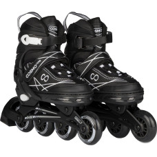 Роликовые коньки Cosmoride Freerider SKCR25ED (р-р 39-42, черный/белый)