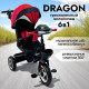 Bubago Dragon BG 161-2 (черный/красный)