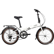 Велосипед Novatrack Vortex Alloy 6V 2024 20AFV.VORTEX.WT4 (белый)