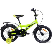 Детский велосипед AIST Stitch 16 2021 (желтый)