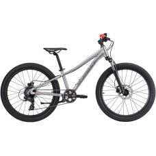 Велосипед Silverback Spyke 24 SE Gen4 2026 (gloss moondust metallic grey/gloss red)
