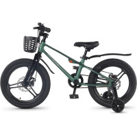 Детский велосипед Maxiscoo Shark Pro 18 2026 MSC-SH1851P (зеленый матовый, разобранный)