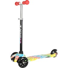 Трехколесный самокат Novatrack Disco-kids Graffiti 120H.DISCOKIDS.WB24