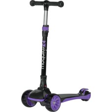 Трехколесный самокат Novatrack Rainbow 120 120BB.RAINBOW.BVT25 (черный/фиолетовый)