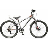 Велосипед Stels Turbo 400 MD Z010 р.12 2026 (серый/красный)
