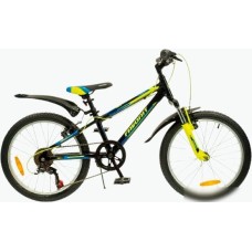 Детский велосипед Favorit Mateo 20VA MAT20V10BK-AL (черный/желтый)