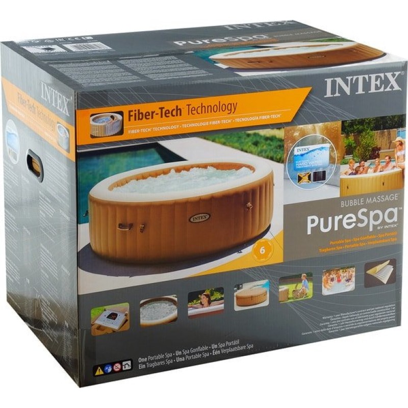 Intex Pure Spa Bubble Massage 28428 (216x71) с джакузи