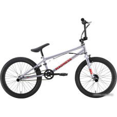 Велосипед Stark Madness BMX 2 2022 (серый/красный)